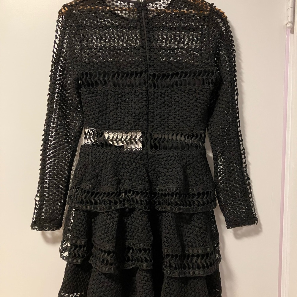 Whimsigoth Crochet Black Dress - Party or Festival Ready. New with tags!